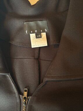 NWOT Studio Fresh by Connie Meyer Black Zip-Up Jacket